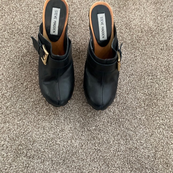 Steve Madden 3 inch wood clogs - Picture 3 of 5